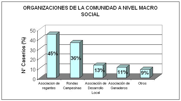 Organizaciones de la comunidad a nivel macro social